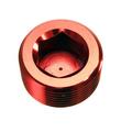 Red Horse Performance -01 (1/16") NPT HEX HEAD PIPE PLUG - RED - 2/PKG 932-01-3